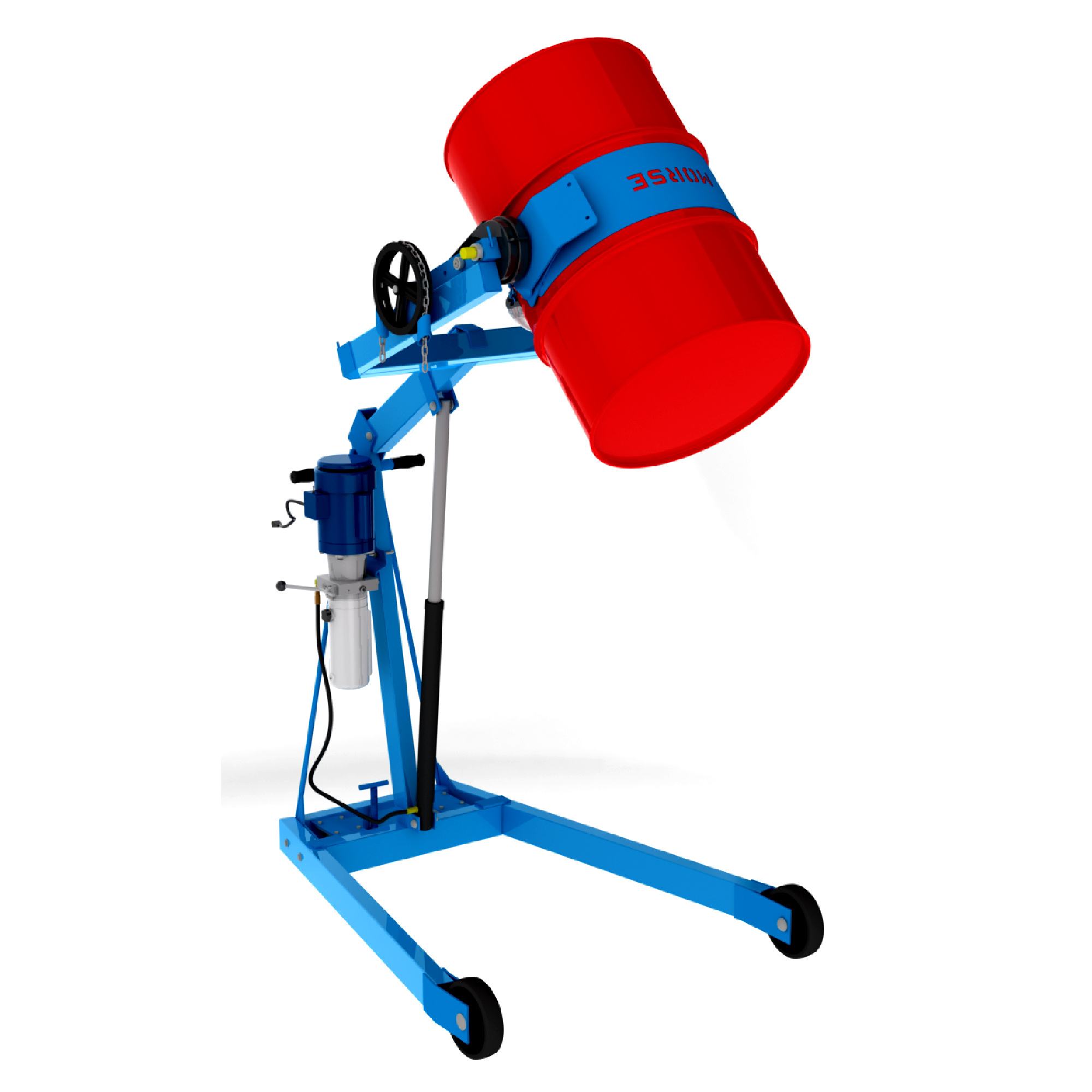 Morse Hydra-Lift Karrier, 800lb. Capacity, 96in. Maximum Dispensing Height, AC Power Drum Lift, Manual Drum Tilt
